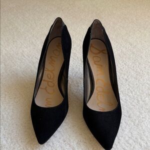 Sam Edelman Black Suede Heels